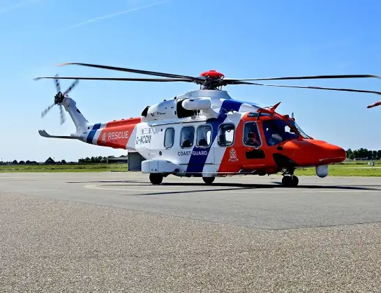 Kustwachthelikopter onderweg vanuit Julianadorp | 26 april 2024 18:05