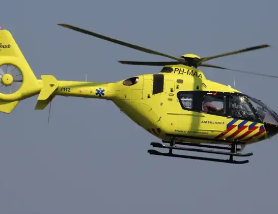 Traumahelikopter onderweg vanuit Universitair Medisch Centrum Groningen | 14 mei 2024 15:58
