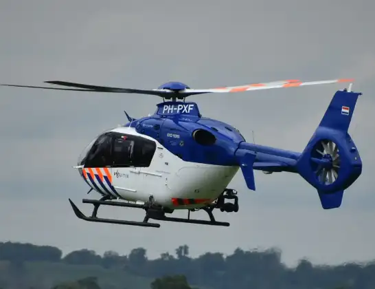 Politiehelikopter onderweg vanuit Schiphol | 10 augustus 2024 12:54