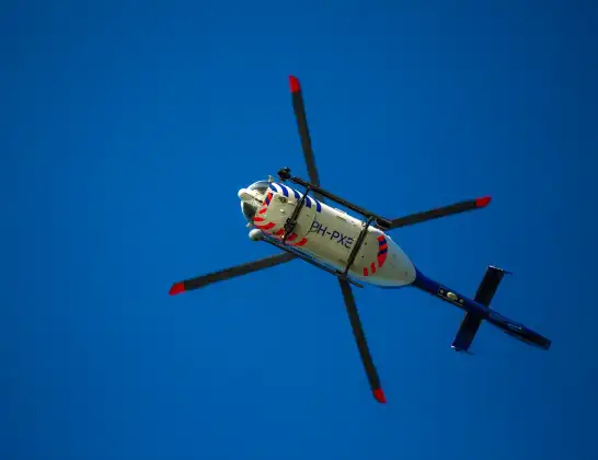 Politiehelikopter onderweg vanuit Hoek van Holland | 13 september 2024 10:43