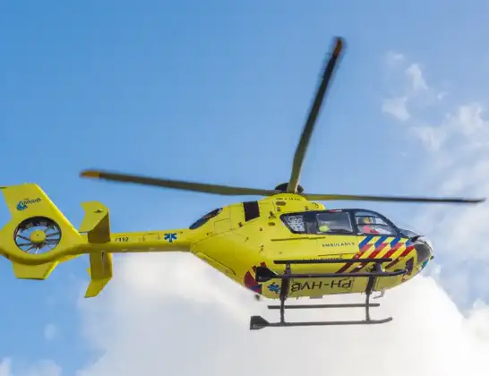 Traumahelikopter onderweg vanuit Rotterdam The Hague Airport | 27 september 2024 19:14