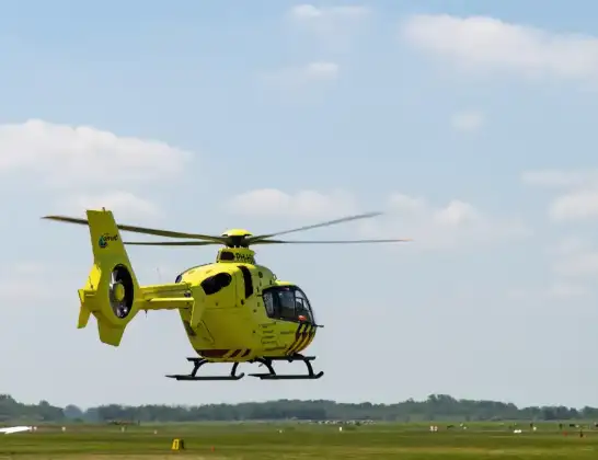 Traumahelikopter onderweg vanuit Rotterdam The Hague Airport | 28 september 2024 15:05