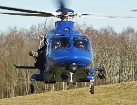 Politiehelikopter onderweg vanuit Schiphol | 1 oktober 2024 21:18