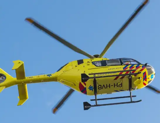 Traumahelikopter onderweg vanuit Rotterdam The Hague Airport | 5 oktober 2024 12:48