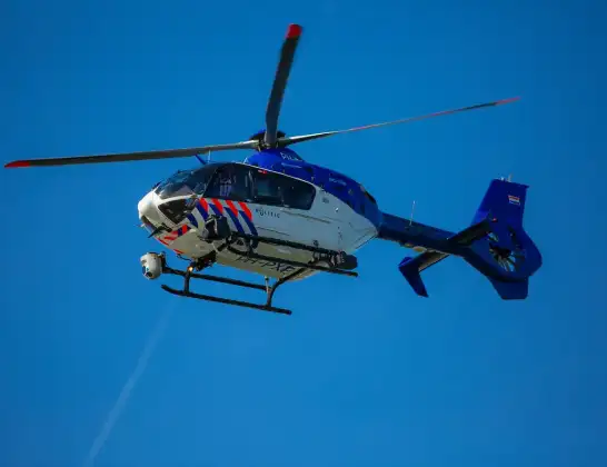 Politiehelikopter onderweg vanuit Rotterdam The Hague Airport | 16 oktober 2024 10:04