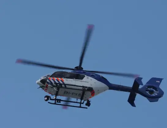 Politiehelikopter onderweg vanuit Warmond | 31 mei 2025 9:56