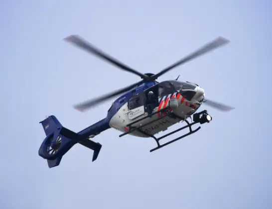 Politiehelikopter onderweg vanuit Aalsmeer | 31 mei 2025 15:35