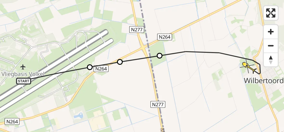 Vlucht Traumahelikopter naar Wilbertoord 11 maart 2024 110 112nu.nl