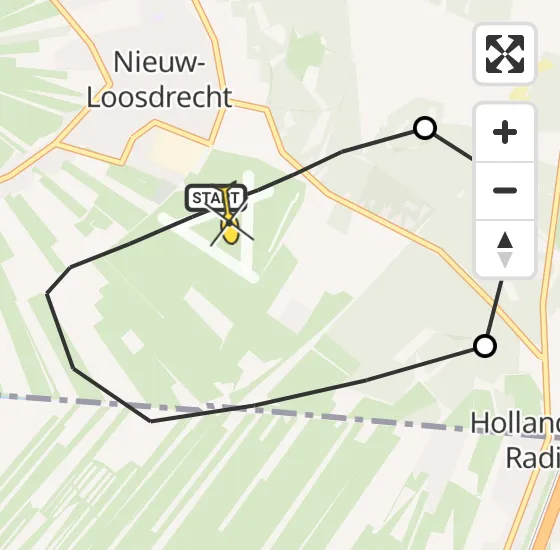 Vlucht Politiehelikopter PH-PXC van Vliegveld Hilversum naar Vliegveld Hilversum op donderdag 28 maart 2024 10:51