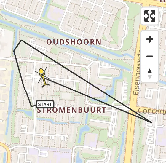 Vlucht Politiehelikopter PH-PXE van Alphen aan den Rijn naar Alphen aan den Rijn op vrijdag 19 april 2024 15:23