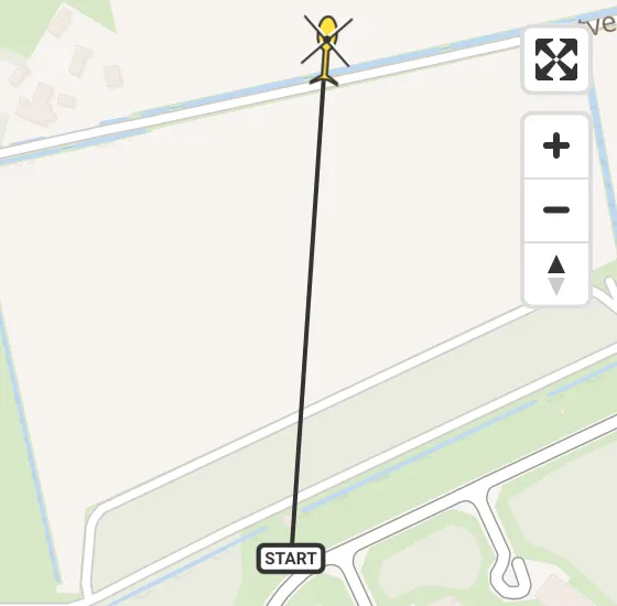 Vlucht Traumahelikopter PH-LLN van Vliegbasis Volkel naar Vliegbasis Volkel op vrijdag 19 april 2024 19:04