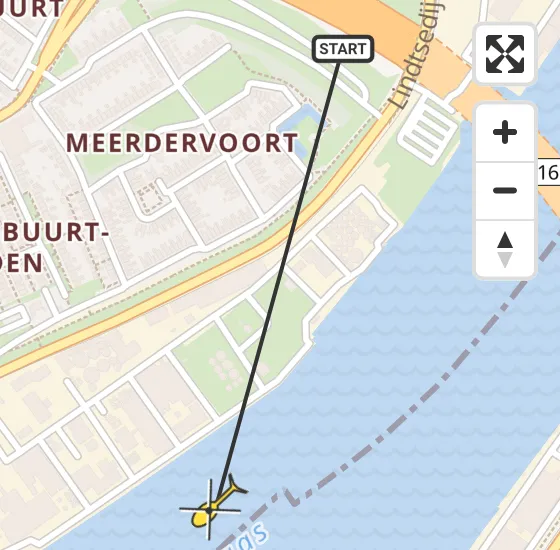 Vlucht Traumahelikopter PH-UMC van Zwijndrecht naar Zwijndrecht op maandag 6 mei 2024 9:47