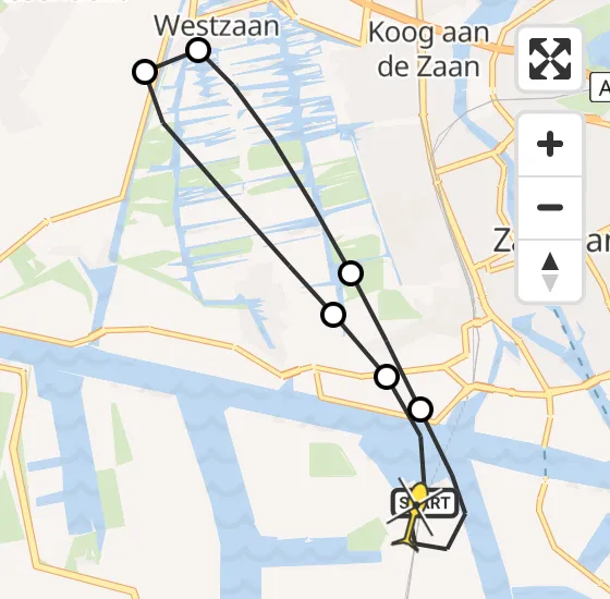Vlucht Traumahelikopter PH-TTR van Amsterdam Heliport naar Amsterdam Heliport op maandag 6 mei 2024 11:54