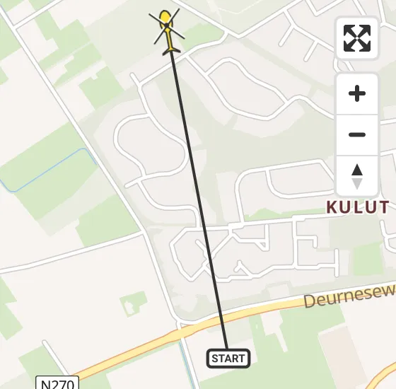 Vlucht Traumahelikopter PH-LLN van Heide naar Venray op zondag 12 mei 2024 15:07