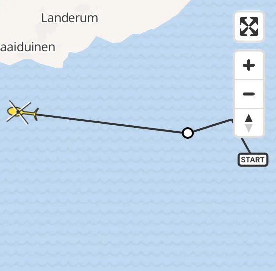Vlucht Ambulancehelikopter PH-OOP van Oosterend naar Formerum op maandag 13 mei 2024 16:03