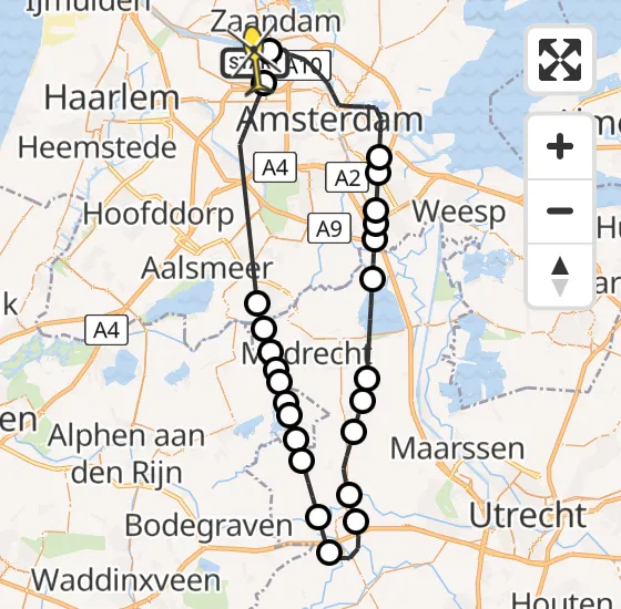Vlucht Traumahelikopter PH-TTR van Amsterdam Heliport naar Amsterdam Heliport op maandag 13 mei 2024 17:18