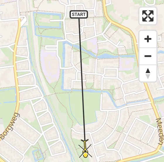Vlucht Traumahelikopter PH-MAA van Winsum naar Winsum op dinsdag 14 mei 2024 9:43