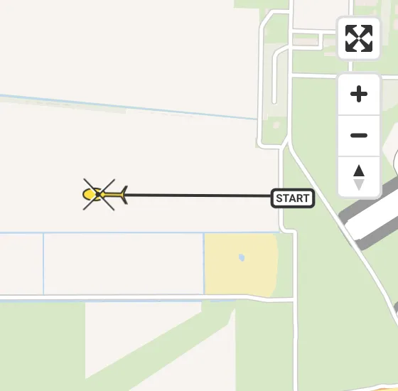 Vlucht Traumahelikopter PH-LLN van Vliegbasis Volkel naar Vliegbasis Volkel op dinsdag 14 mei 2024 14:37