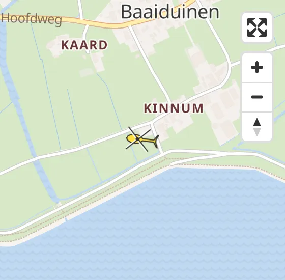 Vlucht Ambulancehelikopter PH-OOP van Kinnum naar Kinnum op woensdag 15 mei 2024 14:37