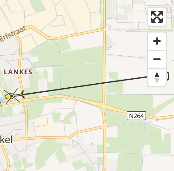 Vlucht Traumahelikopter PH-HVB van Vliegbasis Volkel naar Volkel op donderdag 16 mei 2024 10:03