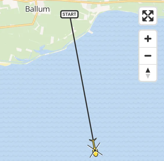 Vlucht Ambulancehelikopter PH-OOP van Ballum naar Ballum op zaterdag 18 mei 2024 5:01