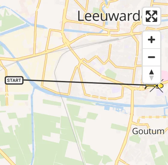 Vlucht Ambulancehelikopter PH-OOP van Leeuwarden naar Leeuwarden op maandag 20 mei 2024 7:58