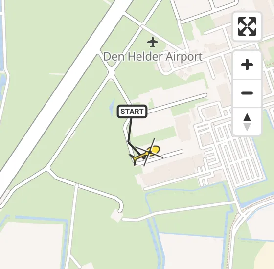 Vlucht Kustwachthelikopter PH-SAR van Vliegveld De Kooy naar Vliegveld De Kooy op maandag 20 mei 2024 9:39