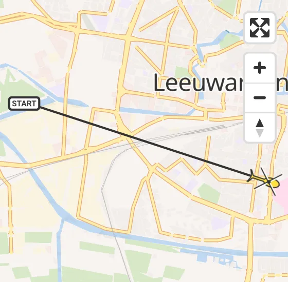 Vlucht Ambulancehelikopter PH-OOP van Leeuwarden naar Leeuwarden op zondag 26 mei 2024 6:11