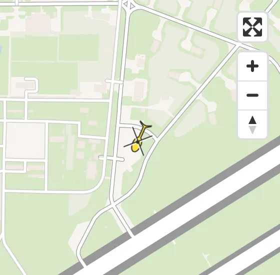 Vlucht Traumahelikopter PH-HVB van Vliegbasis Volkel naar Vliegbasis Volkel op maandag 17 juni 2024 12:01