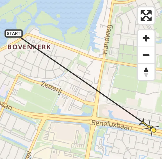 Vlucht Politiehelikopter PH-PXY van Amstelveen naar Amstelveen op maandag 17 juni 2024 10:02