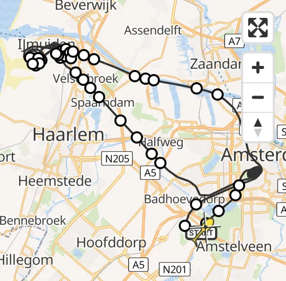Vlucht Politiehelikopter PH-PXD van Schiphol naar Schiphol op dinsdag 18 juni 2024 9:25