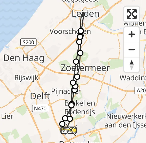 Vlucht Traumahelikopter PH-DOC van Rotterdam The Hague Airport naar Rotterdam The Hague Airport op dinsdag 18 juni 2024 17:42