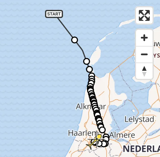 Vlucht Politiehelikopter PH-PXX van  naar Schiphol op donderdag 20 juni 2024 14:44