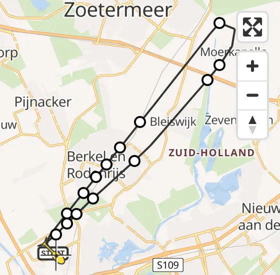 Vlucht Traumahelikopter PH-UMC van Rotterdam The Hague Airport naar Rotterdam The Hague Airport op vrijdag 21 juni 2024 5:55