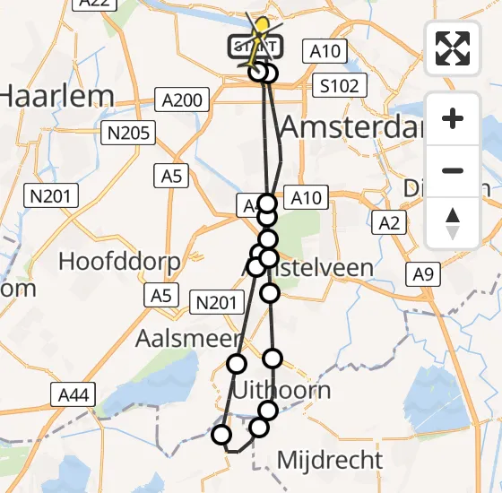 Vlucht Traumahelikopter PH-DOC van Amsterdam Heliport naar Amsterdam Heliport op woensdag 26 juni 2024 12:31