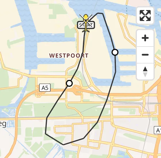 Vlucht Traumahelikopter PH-DOC van Amsterdam Heliport naar Amsterdam Heliport op vrijdag 28 juni 2024 0:00