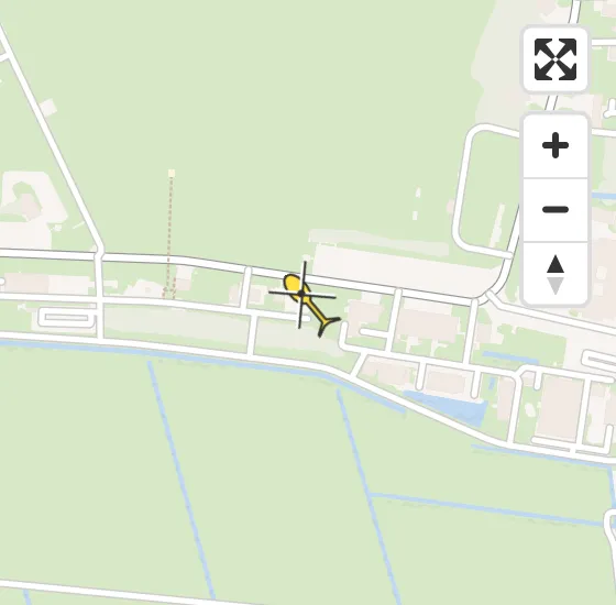 Vlucht Ambulancehelikopter PH-HOW van Vliegbasis Leeuwarden naar Vliegbasis Leeuwarden op vrijdag 28 juni 2024 12:17