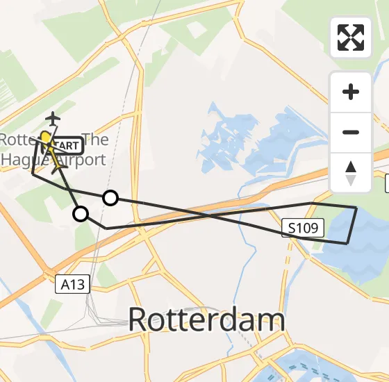 Vlucht Traumahelikopter PH-UMC van Rotterdam The Hague Airport naar Rotterdam The Hague Airport op zaterdag 29 juni 2024 18:28