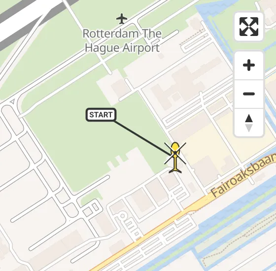 Vlucht Traumahelikopter PH-UMC van Rotterdam The Hague Airport naar Rotterdam The Hague Airport op zondag 30 juni 2024 1:10