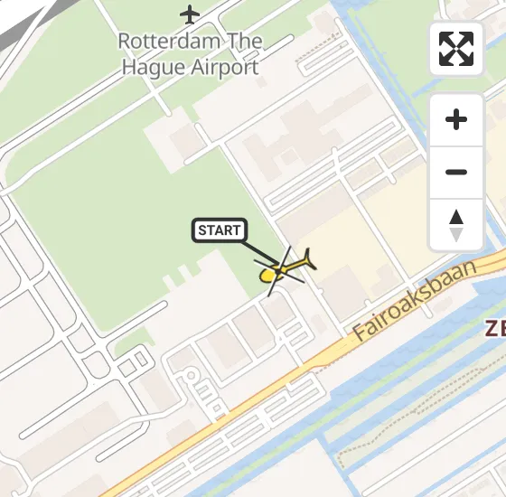 Vlucht Traumahelikopter PH-UMC van Rotterdam The Hague Airport naar Rotterdam The Hague Airport op zondag 30 juni 2024 17:39