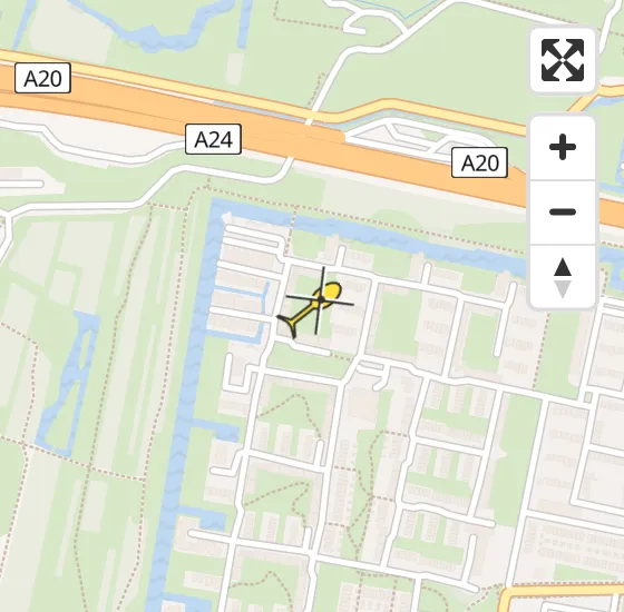 Vlucht Traumahelikopter PH-UMC van Vlaardingen naar Vlaardingen op maandag 1 juli 2024 7:02