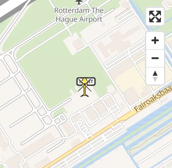 Vlucht Politiehelikopter PH-PXF van Rotterdam The Hague Airport naar Rotterdam The Hague Airport op dinsdag 2 juli 2024 17:01