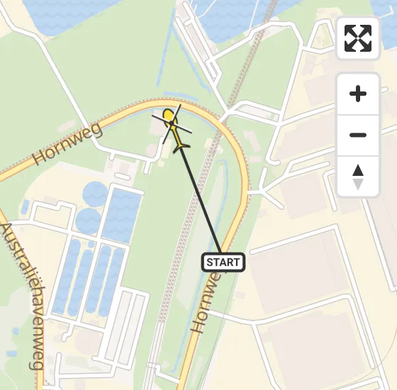 Vlucht Traumahelikopter PH-DOC van Amsterdam Heliport naar Amsterdam Heliport op dinsdag 2 juli 2024 17:32