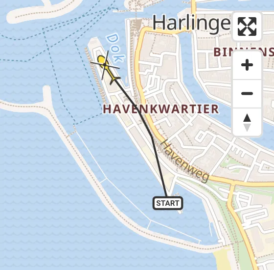 Vlucht Traumahelikopter PH-MAA van Harlingen naar Harlingen op dinsdag 2 juli 2024 18:32