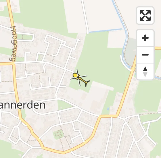 Vlucht Traumahelikopter PH-HVB van Pannerden naar Pannerden op dinsdag 2 juli 2024 21:12