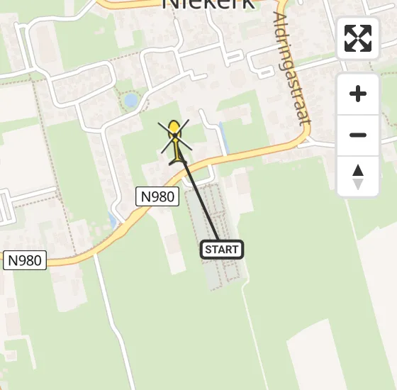 Vlucht Traumahelikopter PH-MAA van Niekerk naar Niekerk op donderdag 4 juli 2024 8:33