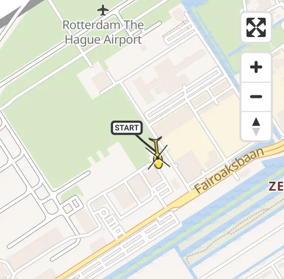 Vlucht Traumahelikopter PH-UMC van Rotterdam The Hague Airport naar Rotterdam The Hague Airport op vrijdag 5 juli 2024 21:39