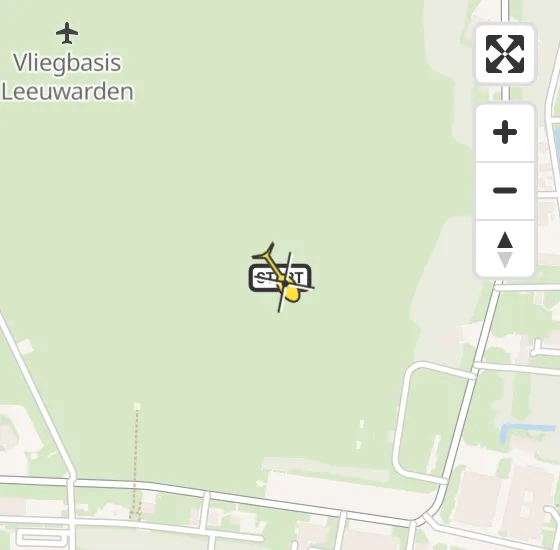 Vlucht Ambulancehelikopter PH-OOP van Vliegbasis Leeuwarden naar Vliegbasis Leeuwarden op zaterdag 6 juli 2024 15:04