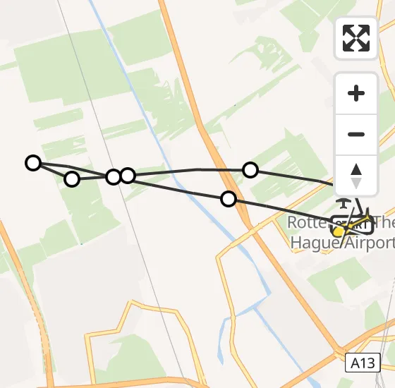 Vlucht Traumahelikopter PH-UMC van Rotterdam The Hague Airport naar Rotterdam The Hague Airport op zaterdag 6 juli 2024 19:19