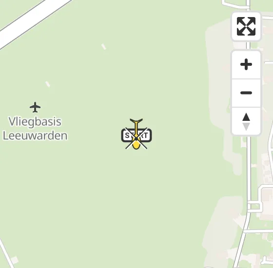 Vlucht Ambulancehelikopter PH-OOP van Vliegbasis Leeuwarden naar Vliegbasis Leeuwarden op maandag 8 juli 2024 10:25